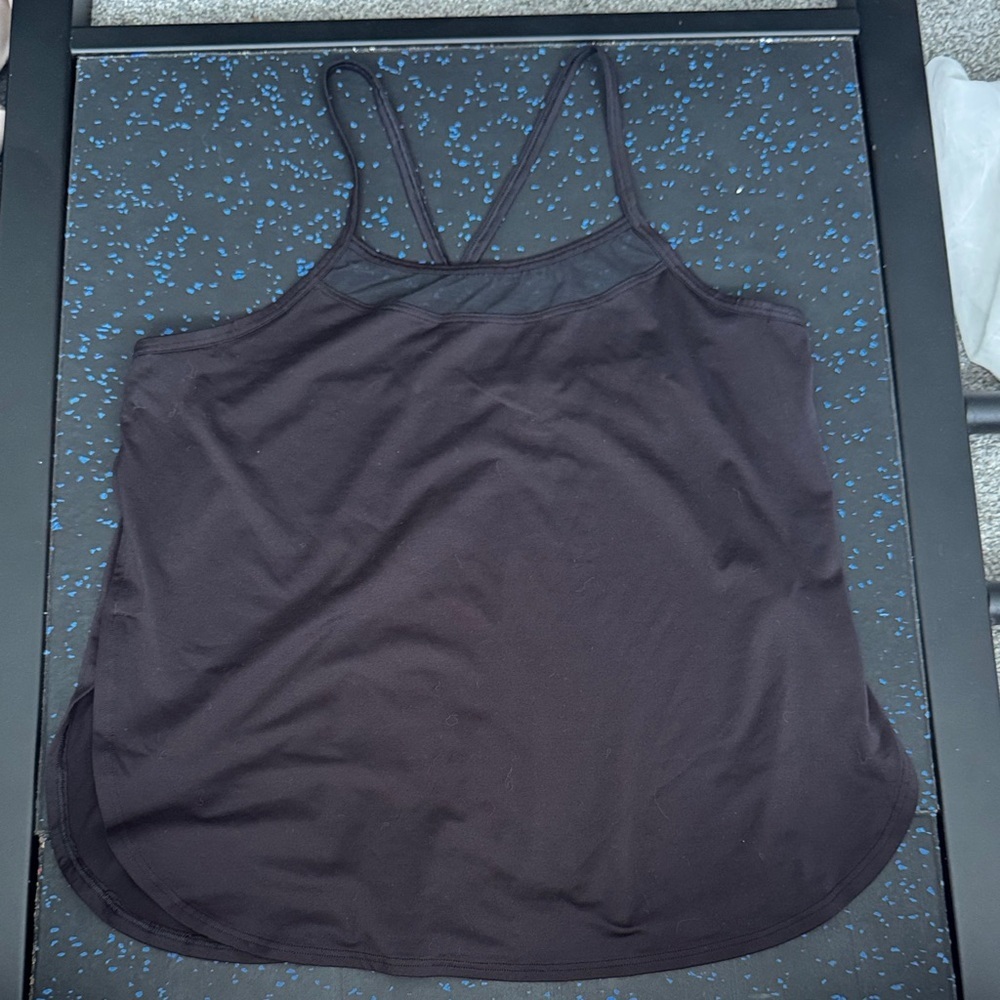 Athleta Women's Black Tank Top with Open Side Design